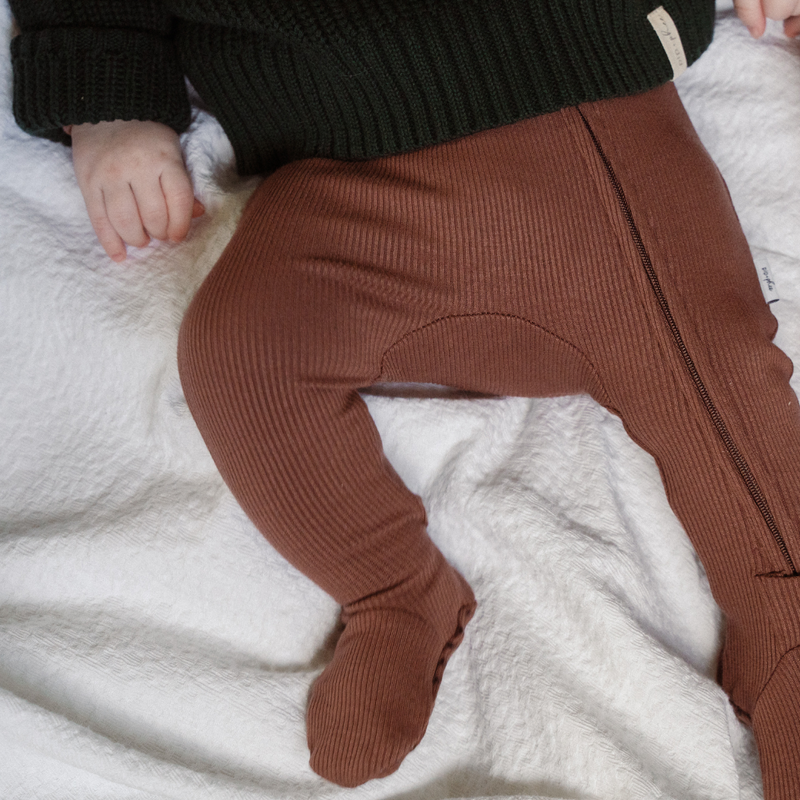Footed Sleepers | Ribbed Bamboo