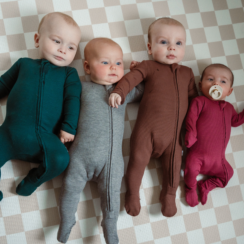 Footed Sleepers | Ribbed Bamboo