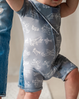 Bamboo Shortie Playsuits | LE Prints