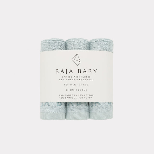 Bamboo/Cotton Wash Cloths | 3 Pack