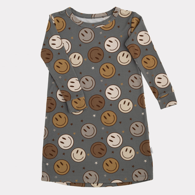 Bamboo Long Sleeve Shirt Dresses