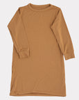 Bamboo Long Sleeve Shirt Dresses | Solids
