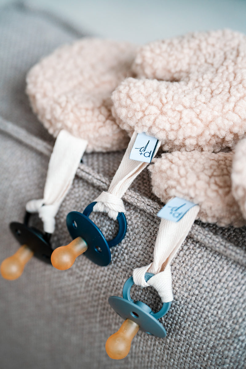 Teddy Moon Pacifier Holders