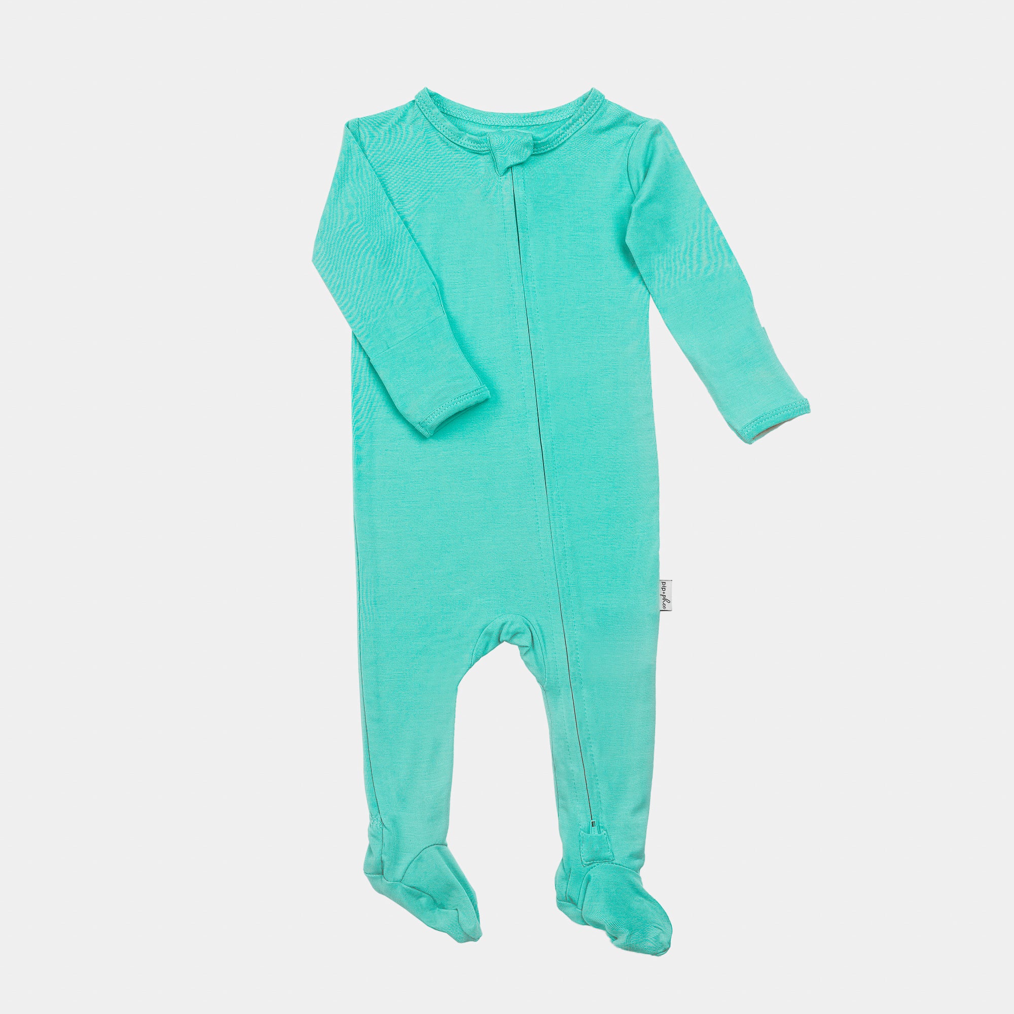 Newborn footed sleepers discount with fold over mittens