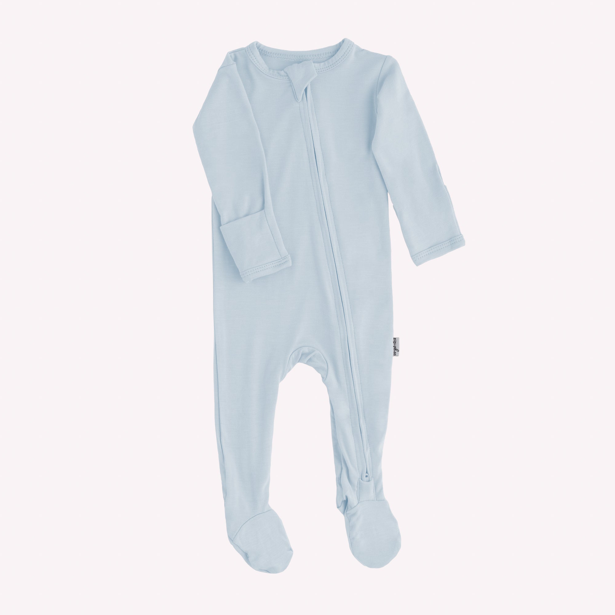 Bamboo Footed Sleepers Spring Solids Pip + Phee