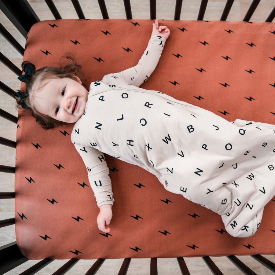 Pip Phee Bamboo Crib Sheets Cheetah