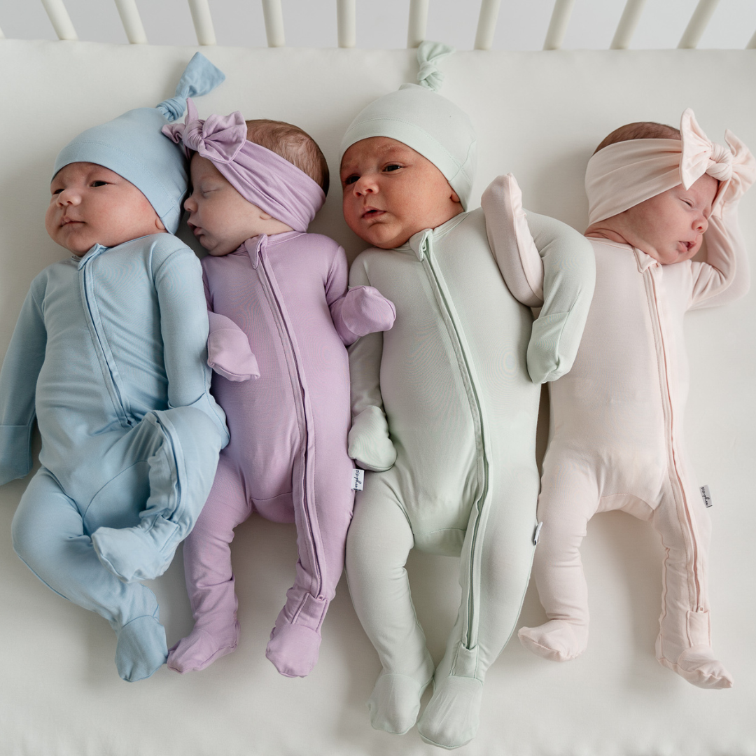 Bamboo Footed Sleepers | Solids