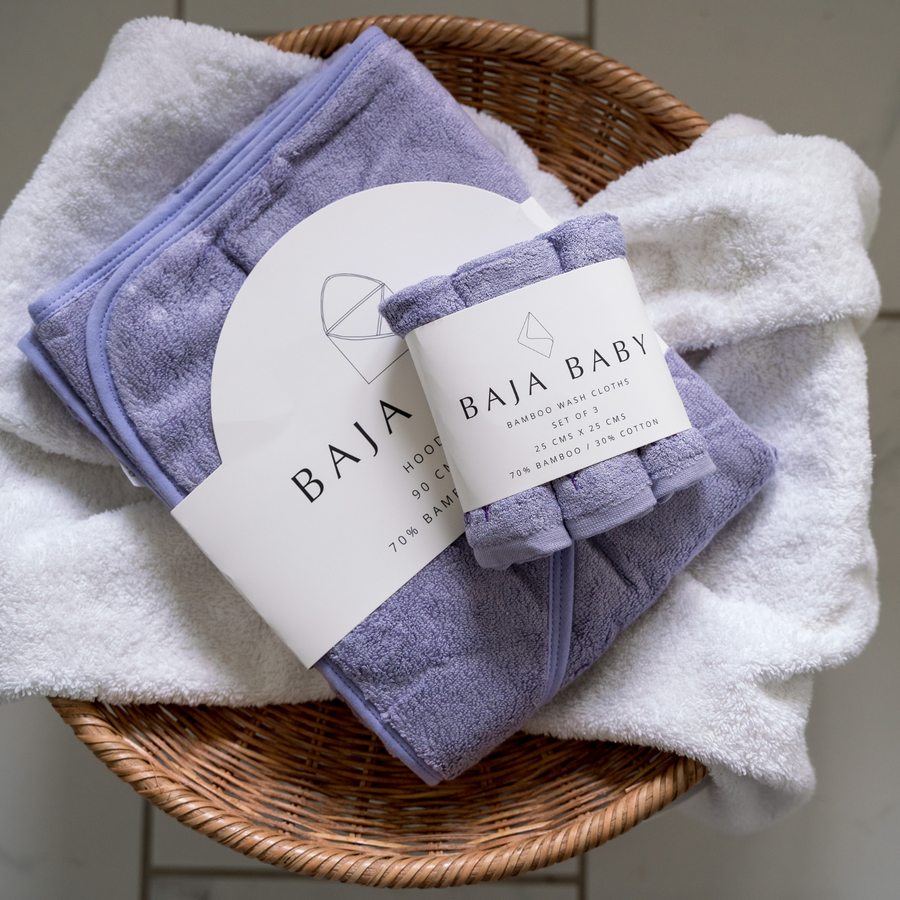 Bamboo/Cotton Wash Cloths | 3 Pack