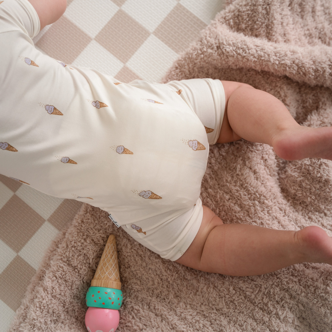 Bamboo Shortie Playsuits | LE Prints
