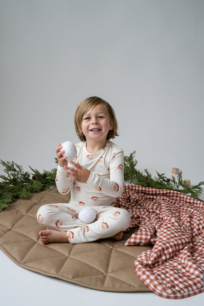 Antique Santa print, styled by Pip + Phee