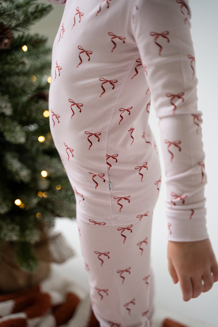 Holiday Bows print, styled by Pip + Phee