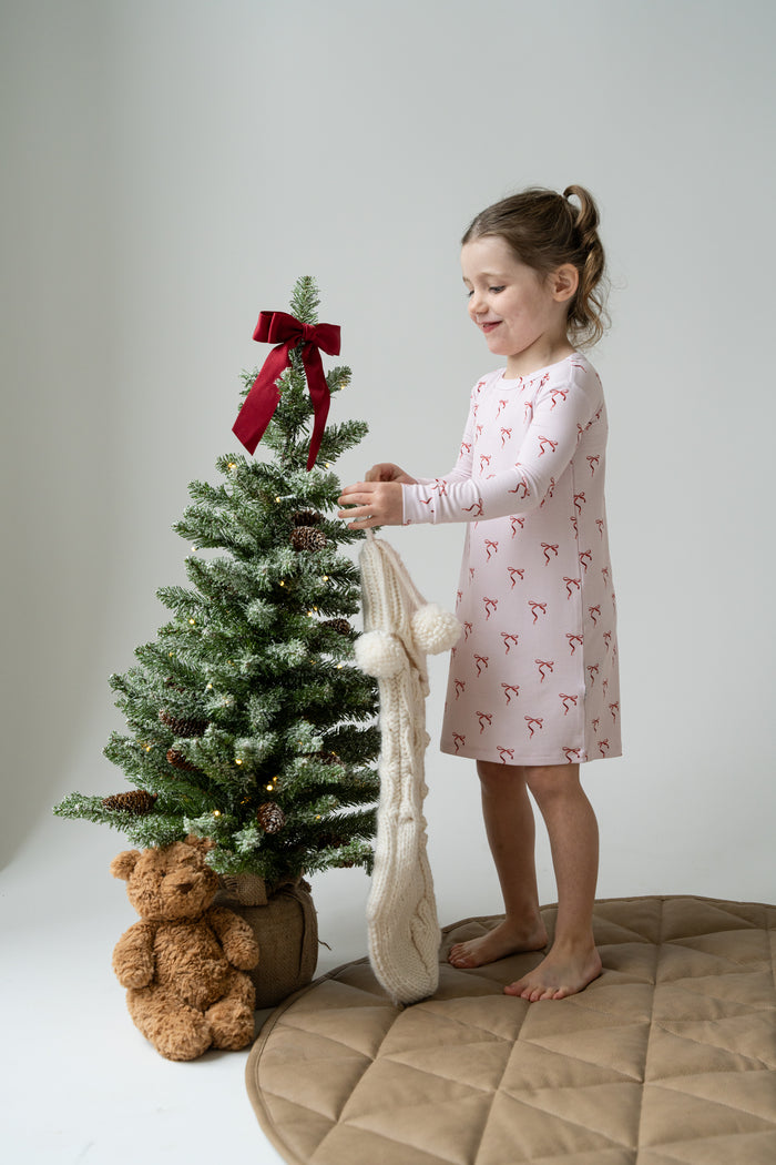 Holiday Bows print, styled by Pip + Phee