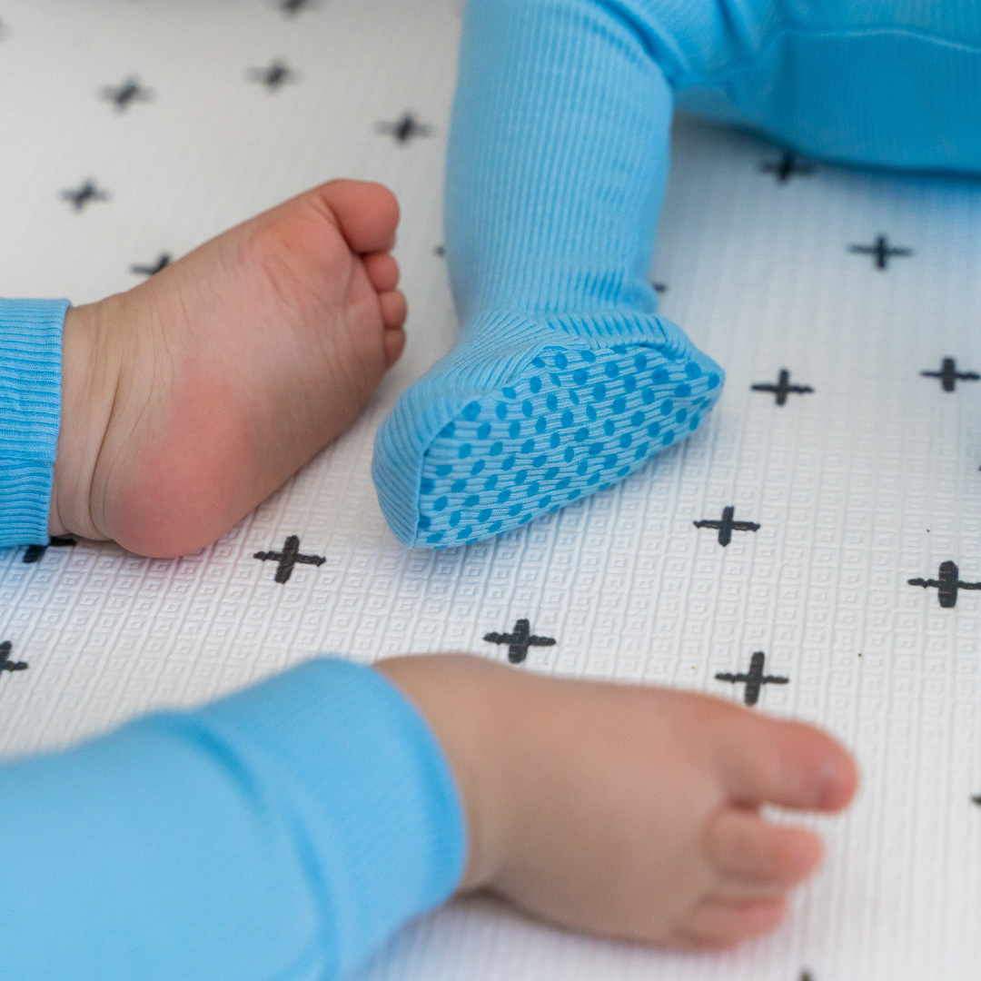 Ribbed Bamboo Footless Sleepers