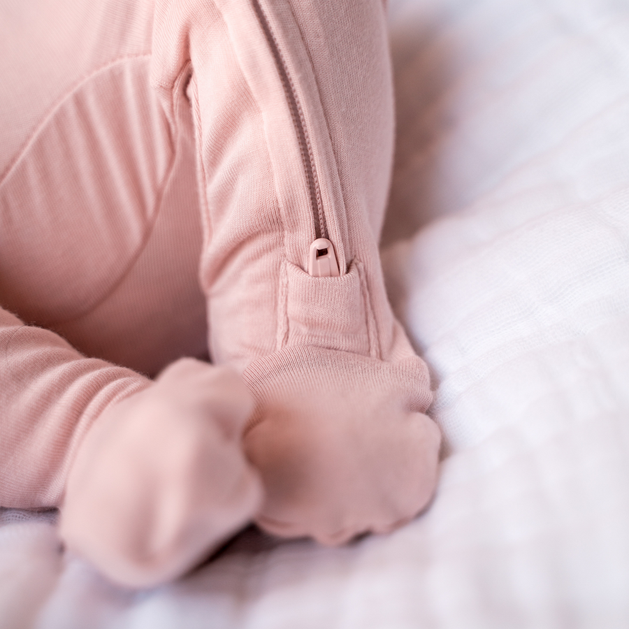 Bamboo Footed Sleepers | Spring Solids
