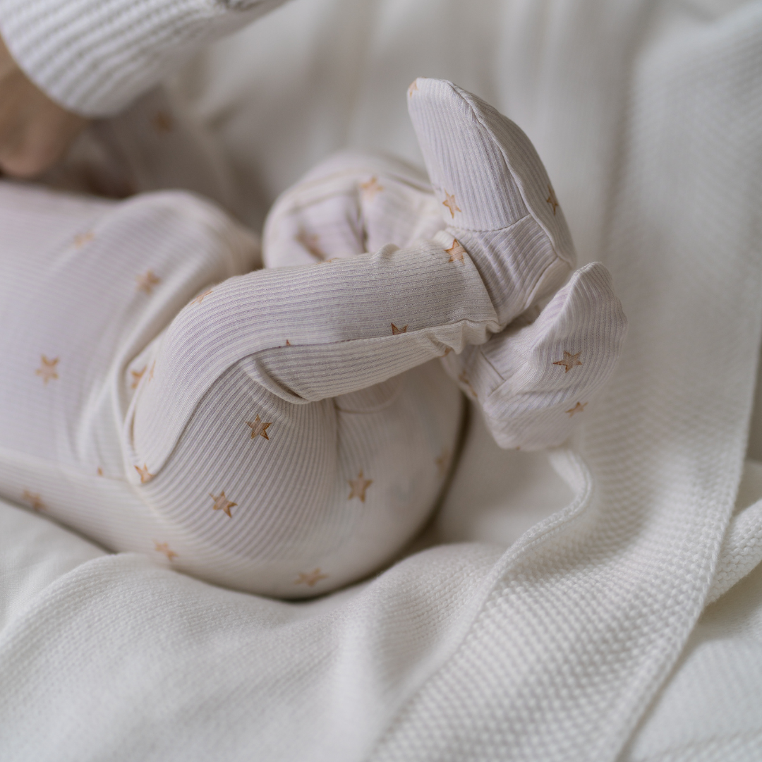 Ribbed Bamboo Footed Sleepers