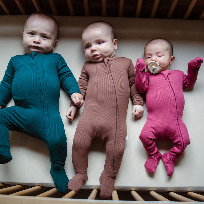 Footed Sleepers | Ribbed Bamboo