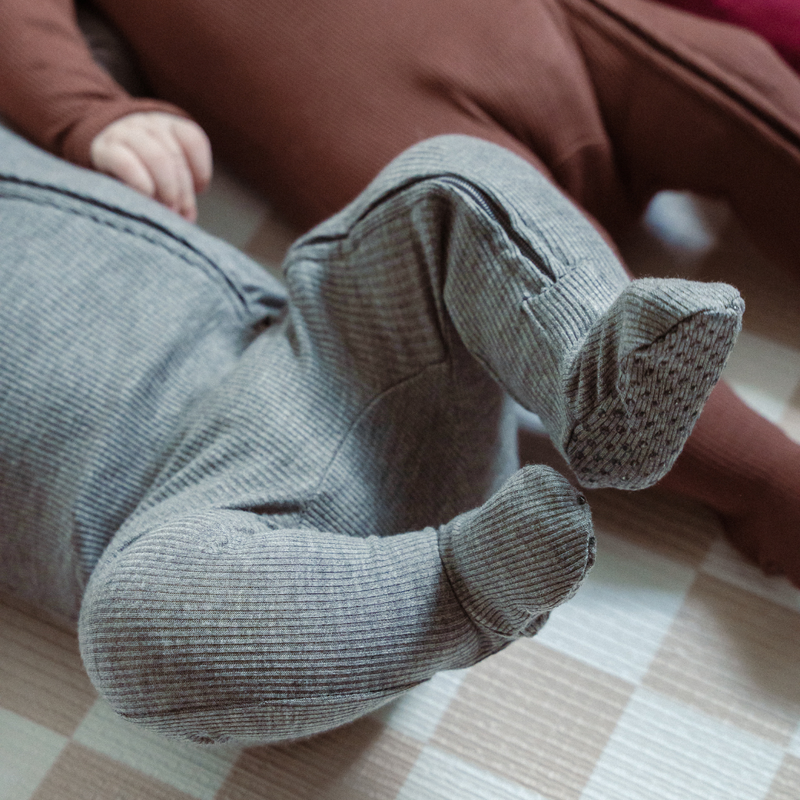Footed Sleepers | Ribbed Bamboo