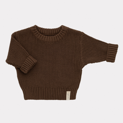 Brown Knit