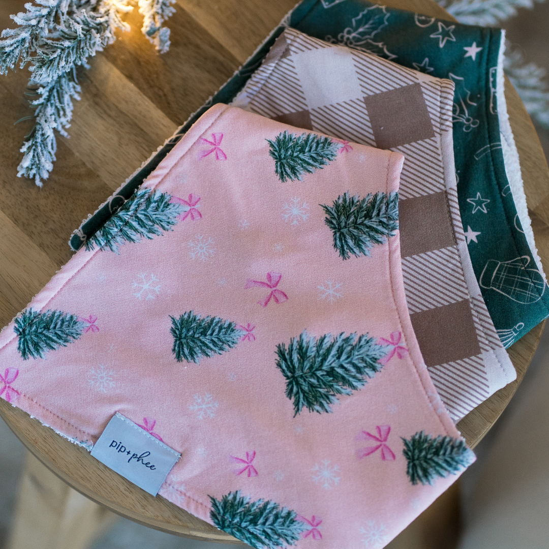 Bamboo Bandana Bibs | Holiday