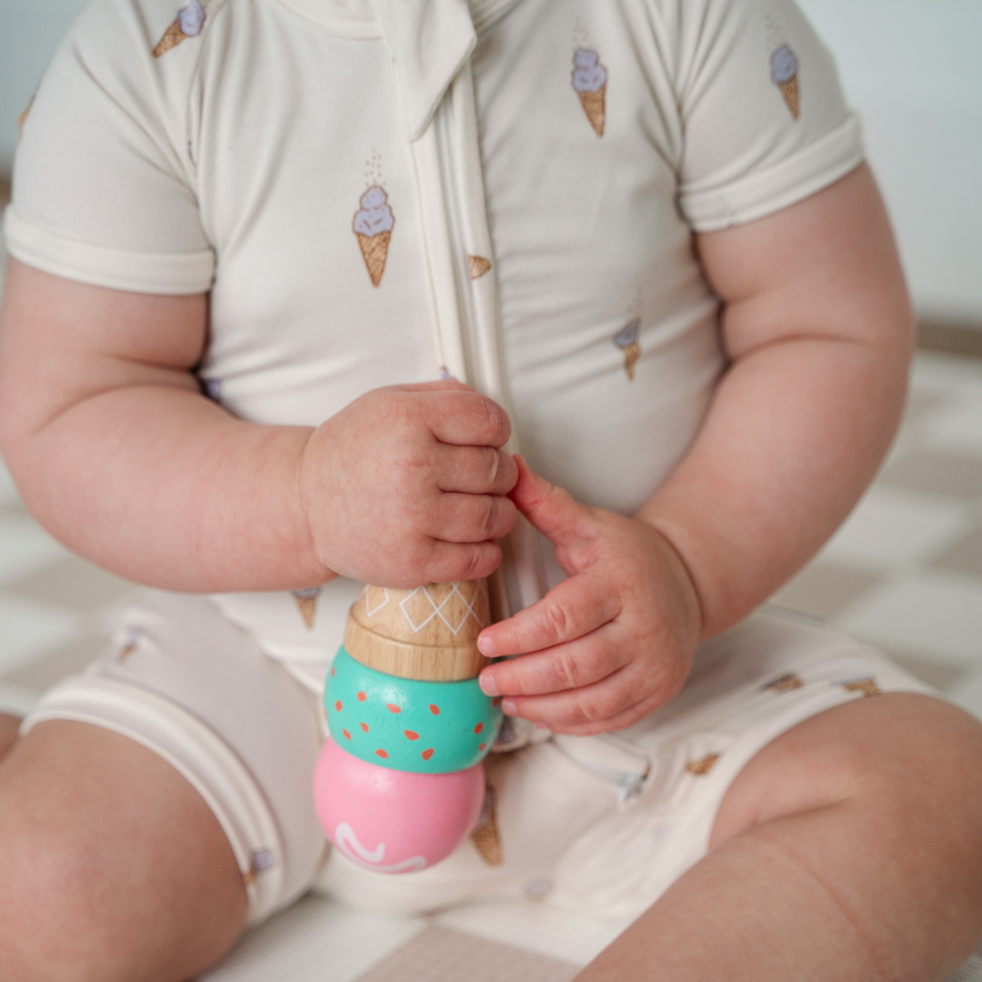 Bamboo Shortie Playsuits | LE Prints