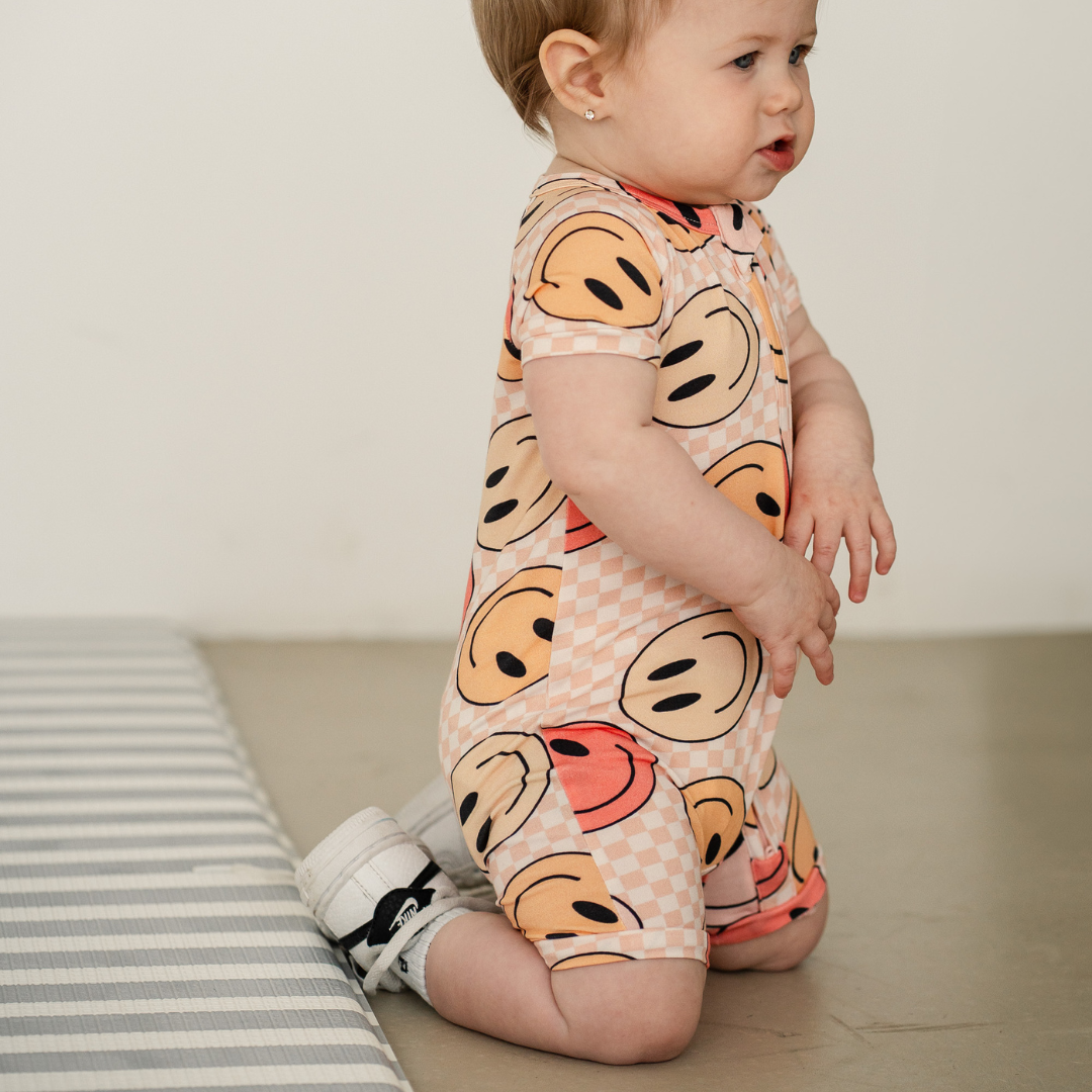 Bamboo Shortie Playsuits | LE Prints