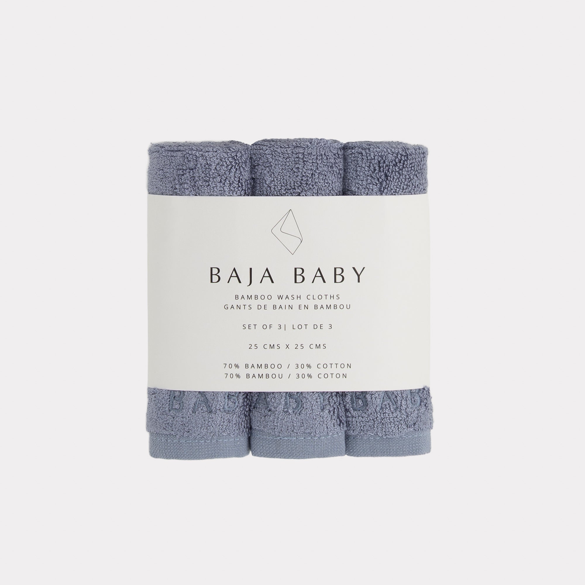 Bamboo/Cotton Wash Cloths | 3 Pack