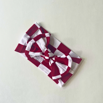 Bamboo Bow | Cranberry Check