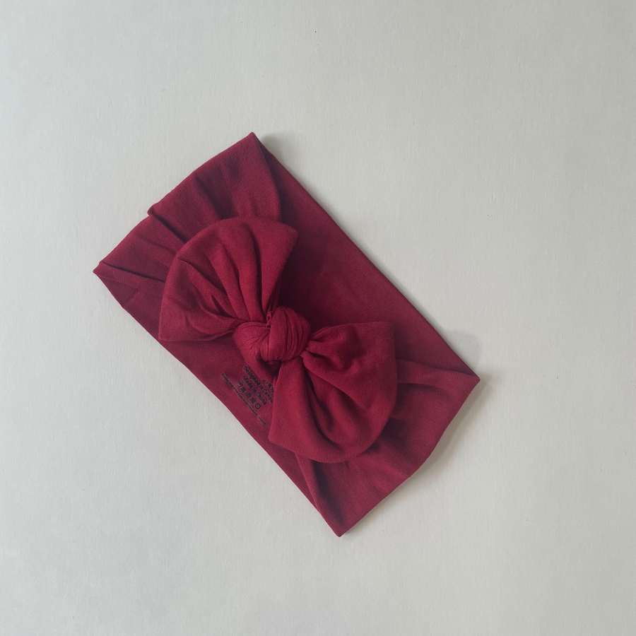 Bamboo Bow | Cranberry