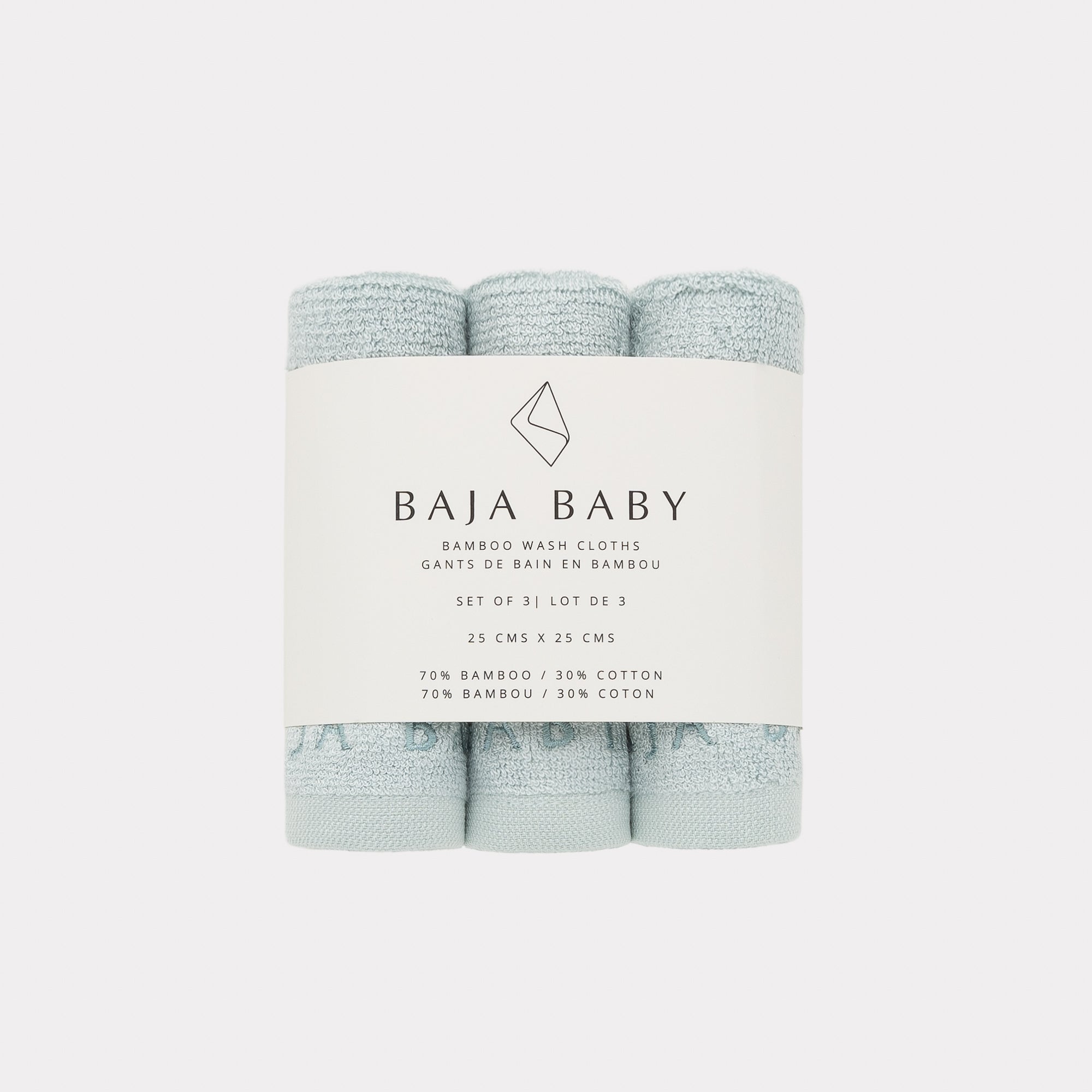 Bamboo/Cotton Wash Cloths | 3 Pack