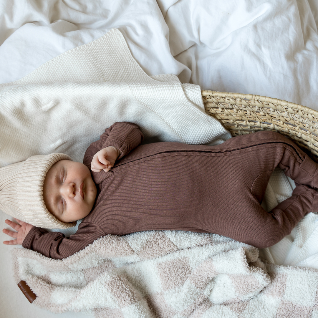 Bamboo Footed Sleepers | Ribbed | Solids
