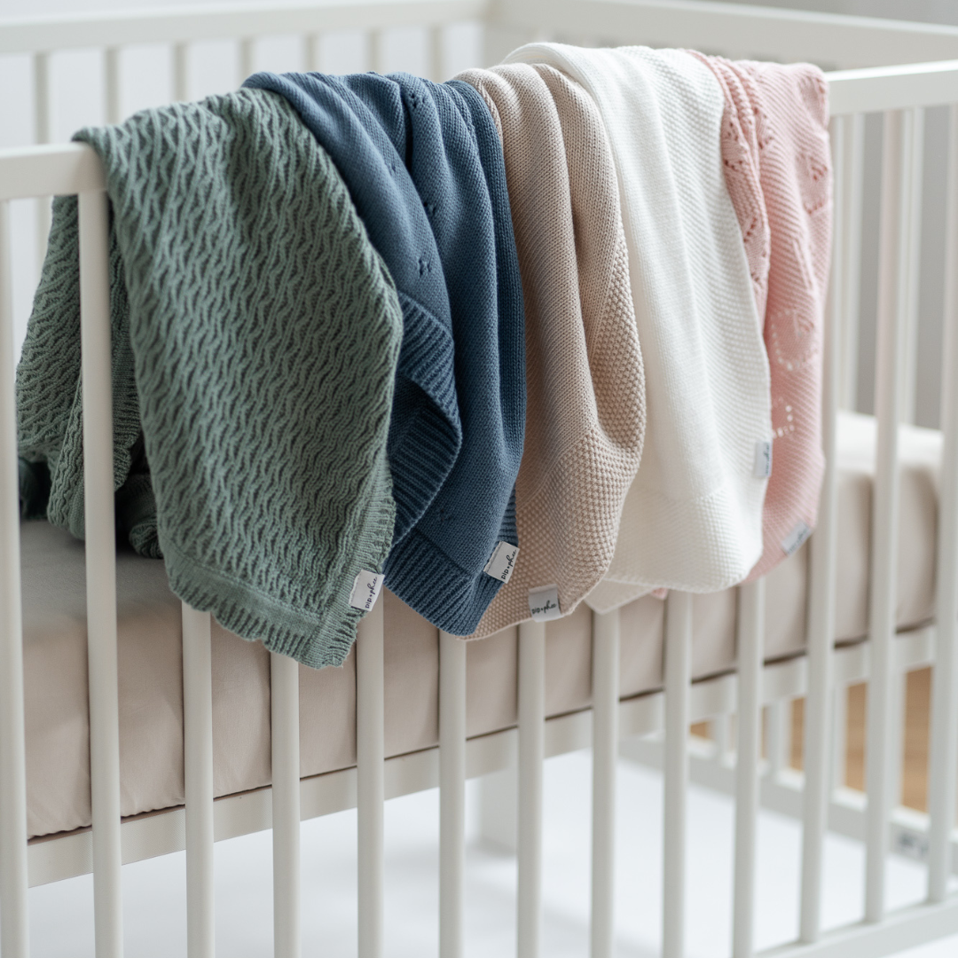 Pip + Phee cotton knit blanket