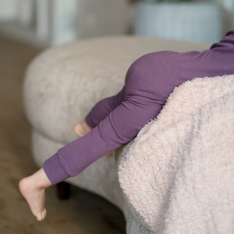 Footless Sleepers | Ribbed Bamboo