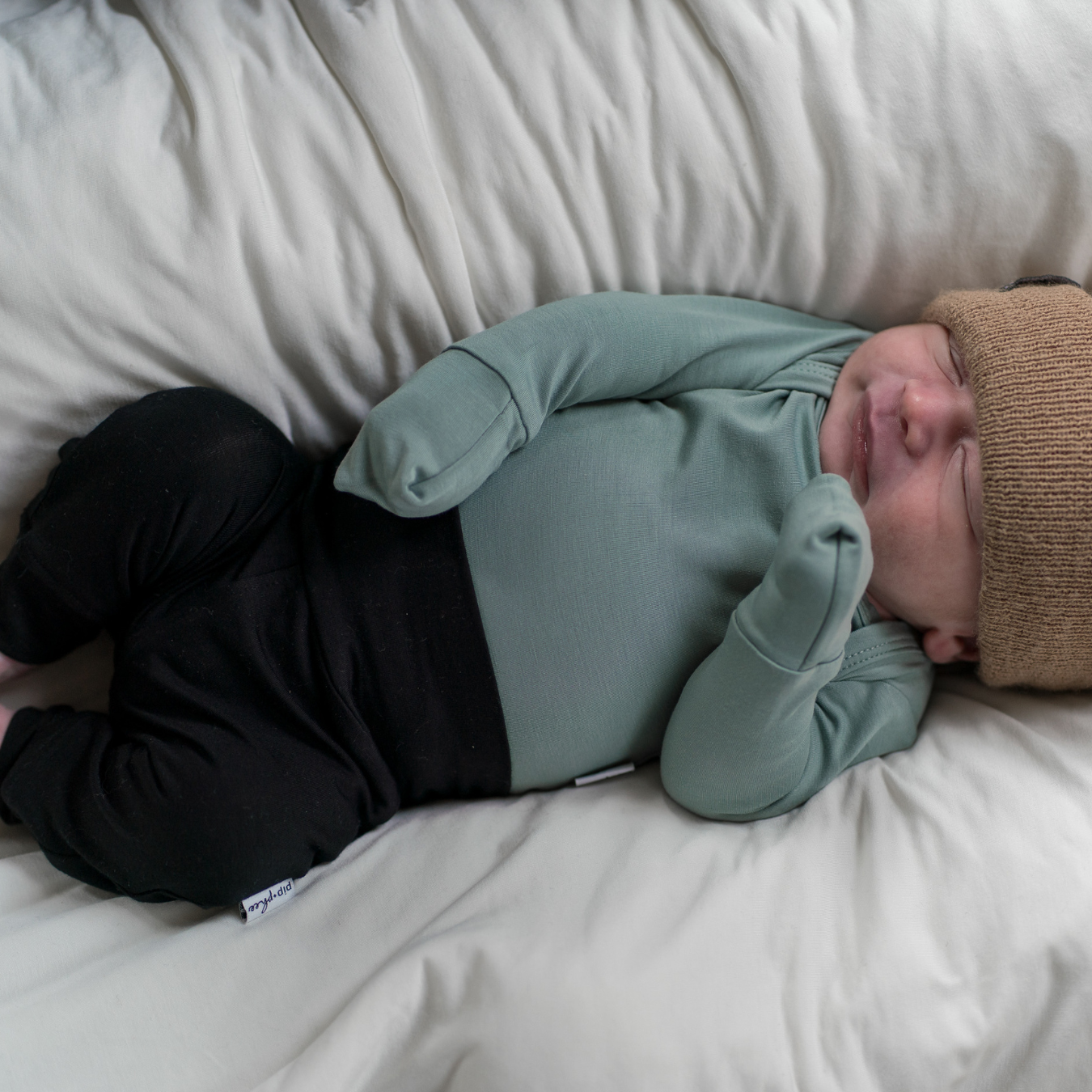 Bamboo Foldover Pants