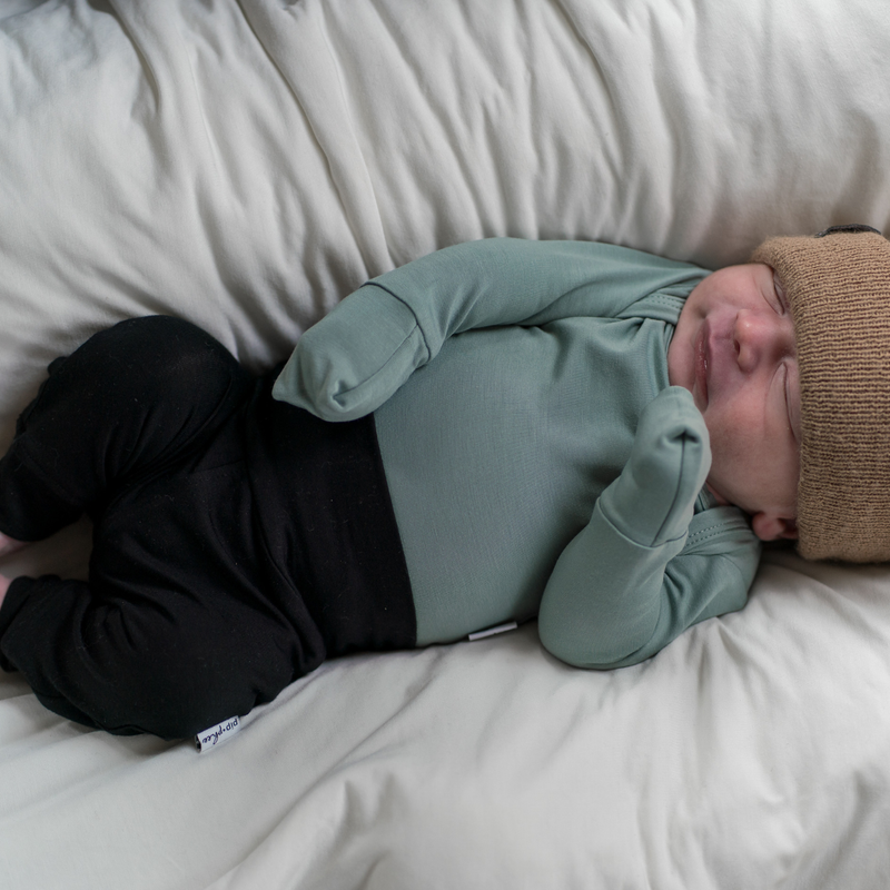 Bamboo Foldover Pants