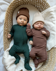 Bamboo Footed Sleepers | Ribbed | Solids