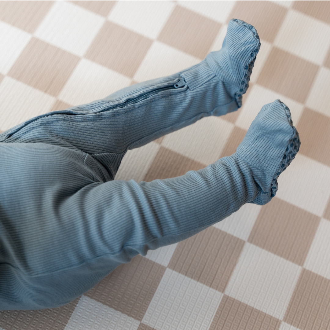 Bamboo Footed Sleepers | Ribbed | Solids