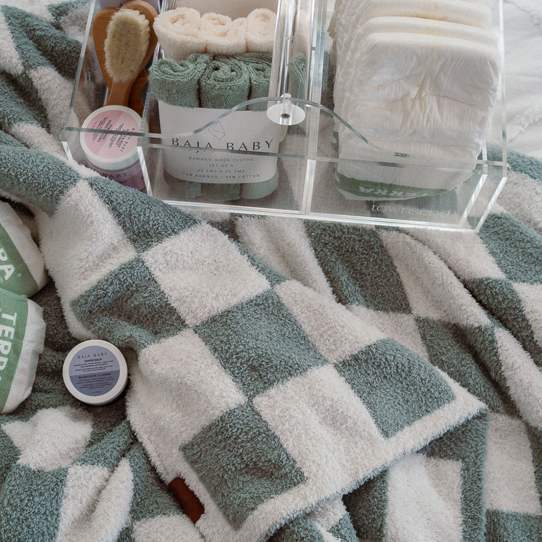 Acrylic Diaper Caddy