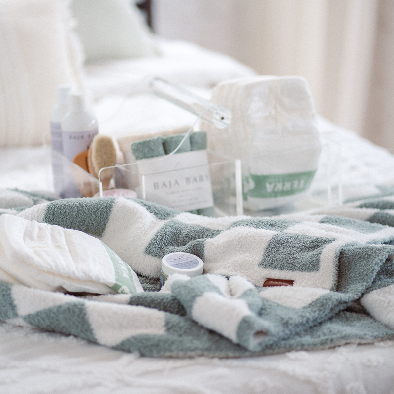 Acrylic Diaper Caddy