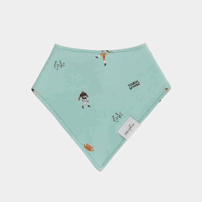Bamboo Bandana Bibs in Touchdown