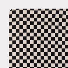 Cream Black Check