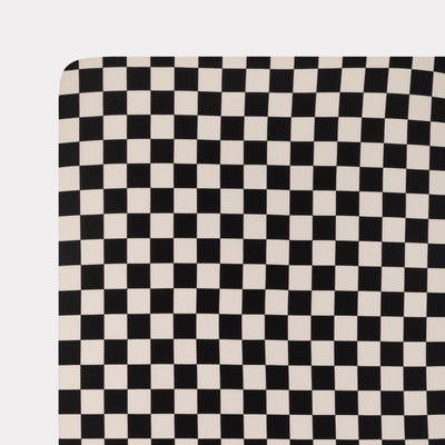 Cream Black Check