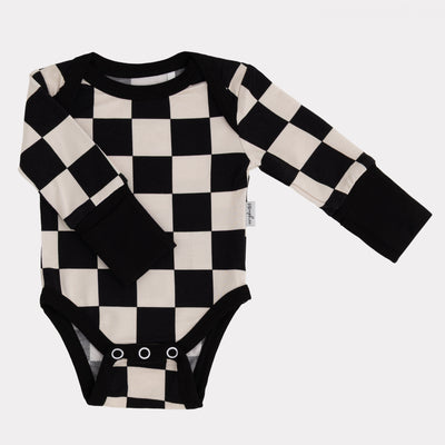 Cream Black Check