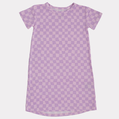 Wavy Checks - Purple