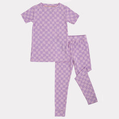 Wavy Checks - Purple