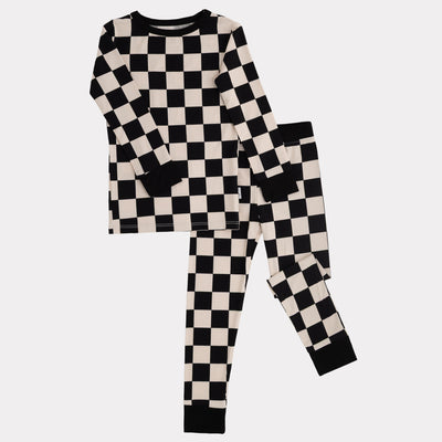 Cream Black Check