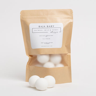 Natural Mini Bath Fizzies | 12 Pack
