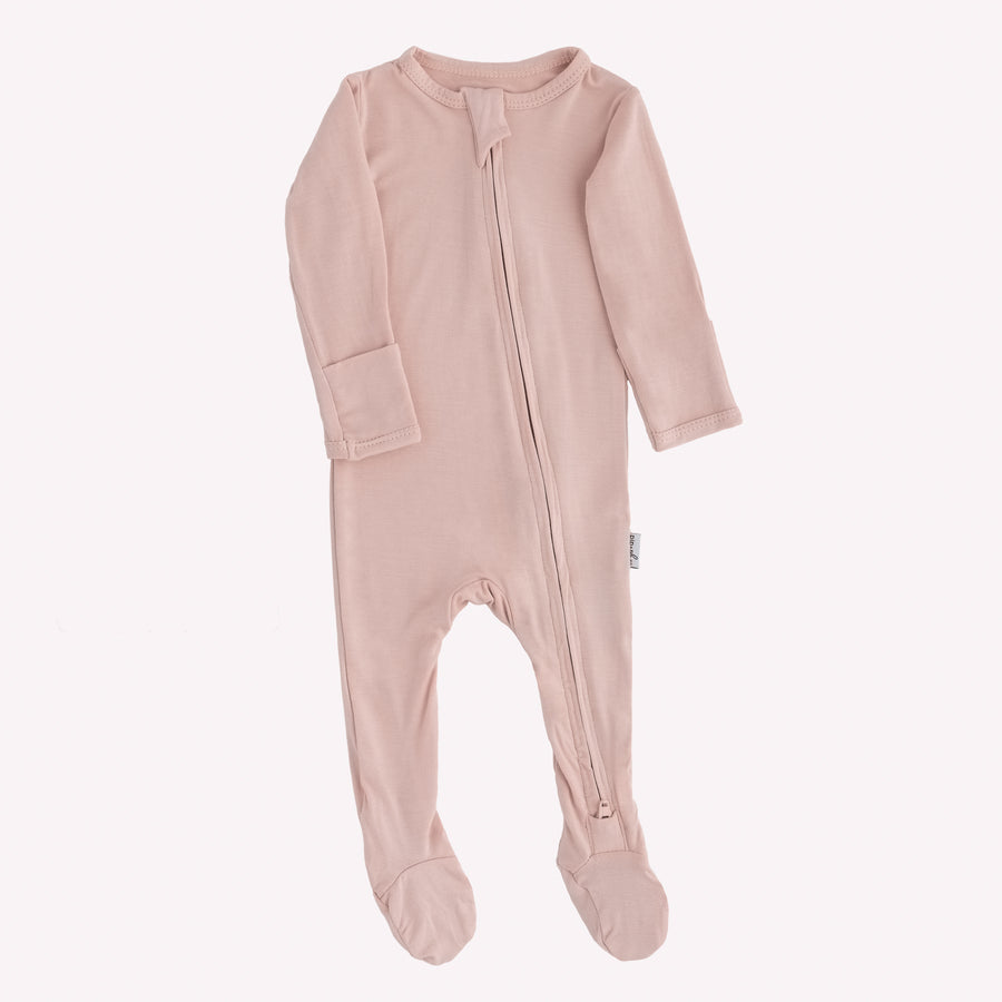 Bamboo Footed Sleepers | Spring Solids